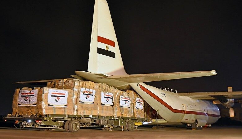 مساعدات مصر لسوريا