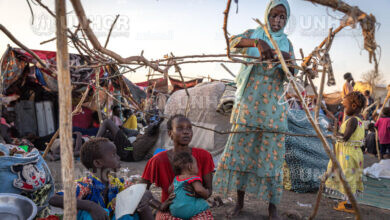 لاجئة سودانية في جنوب السودان