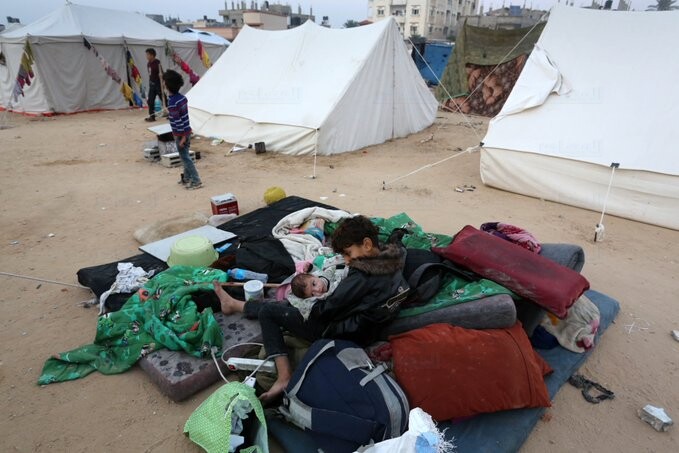 مخيمات اللاجئين في غزة