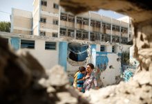 تدمير المدارس في غزة